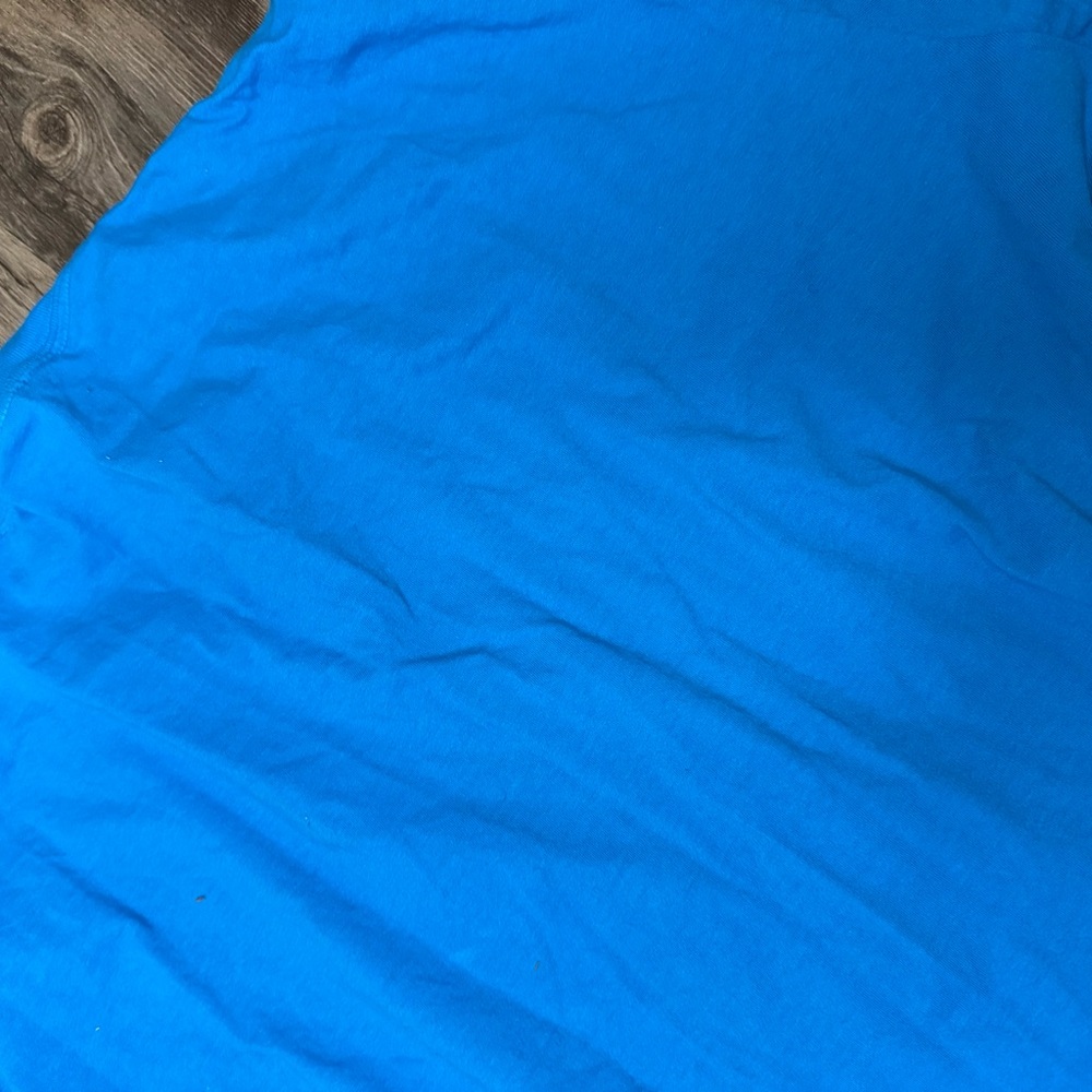 Port and Company Blue Graphic Tee with Retro Pin-Up - Picture 9 of 10